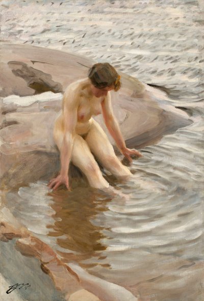 ぬれた 作： Anders Leonard Zorn